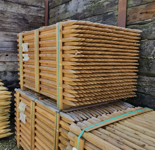 Round Fence Posts | 10 Packs | Multiple Sizes Corbycart