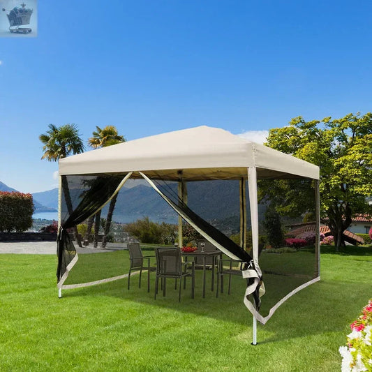 3 x 3m Gazebo Canopy Pop Up Tent Outdoor Garden Party CorbyCart