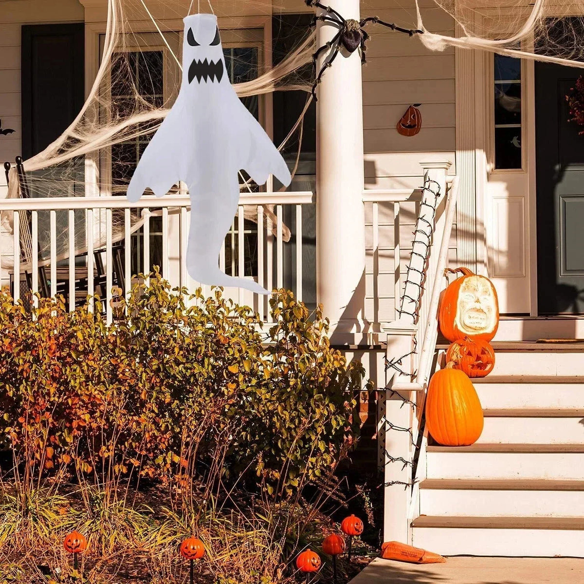 4X Halloween LED Light Ghost Outdoor Decors Garden Prop Party Hanging Decor