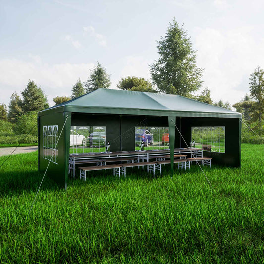3x6m Garden PE Gazebo Party Wedding Camping CorbyCart