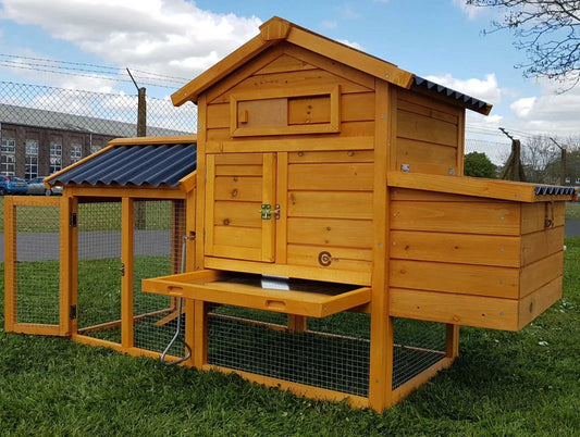 CHICKEN COOP RUN HEN HOUSE POULTRY ARK HOME NEST BOX COUP COOPS RABBIT HUTCH Corbycart