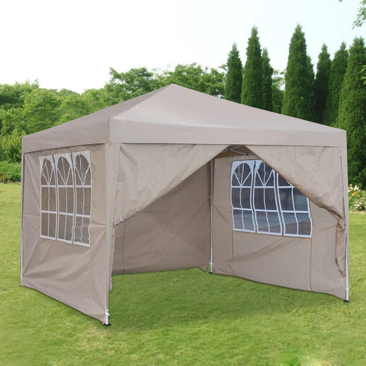 2.5x2.5m Pop Up Gazebo Marquee Outdoor Garden Party Tent Canopy with 4 Sides CorbyCart