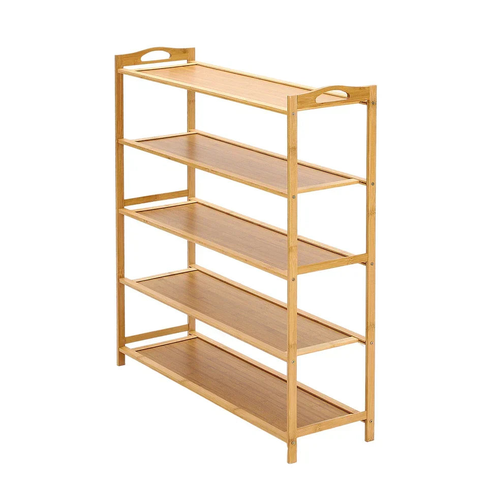 5 TIERS BAMBOO SHOE RACK CorbyCart
