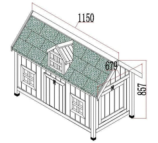NATURAL BARN COOP RUN HEN HOUSE POULTRY ARK HOME NEST BOX COOPS RABBIT HUTCH Corbycart