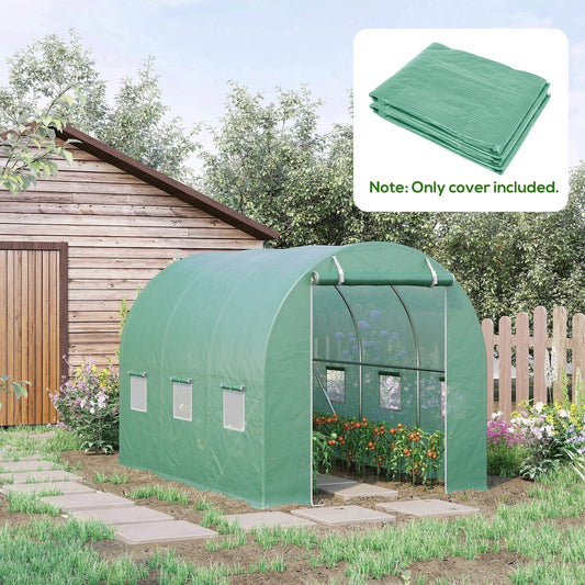 3 x 2 x 2m Greenhouse Replacement Cover ONLY for Tunnel Greenhouse CorbyCart