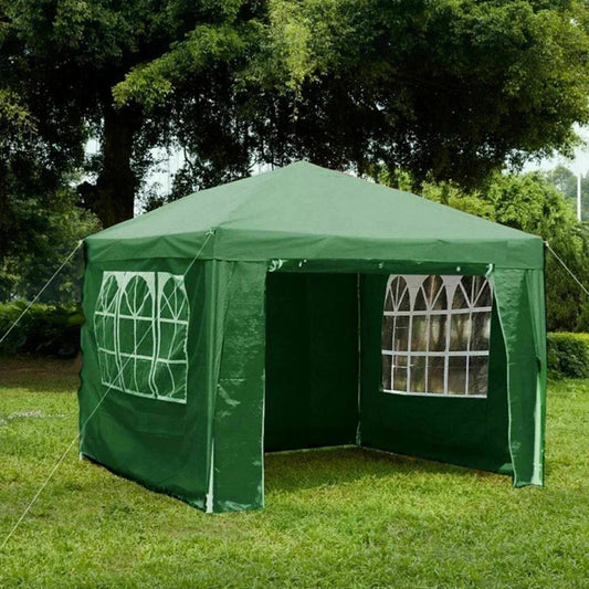 3x3m Gazebo With Sides Garden Marquee PE Awning Beach Tent CorbyCart