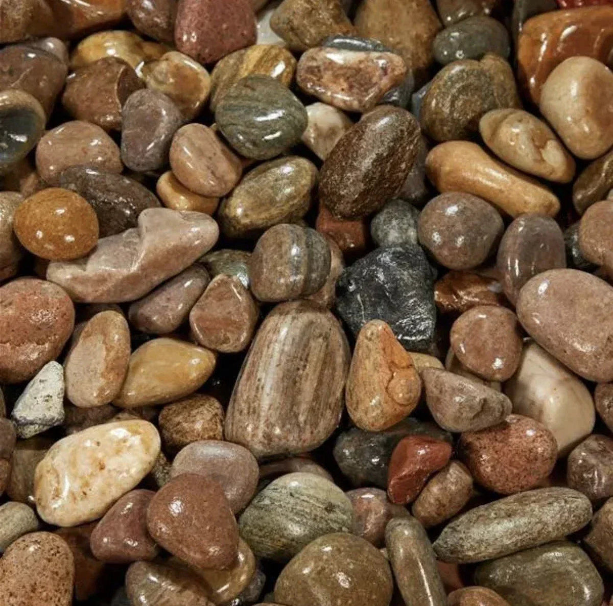 Scottish Pebbles | Decorative Aggregate Gravel Slate | 30mm to 50mm | 10kg Bag Corbycart