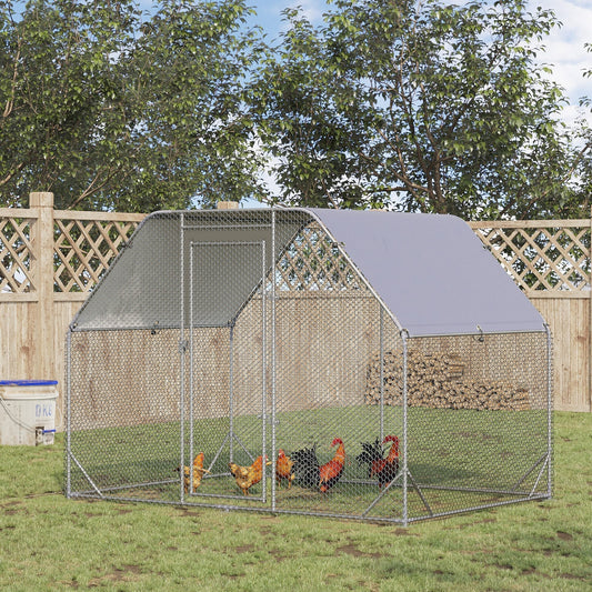 Chicken Run W/ Roof, Walk In Chicken Coop, Hen House Duck Pen Corbycart