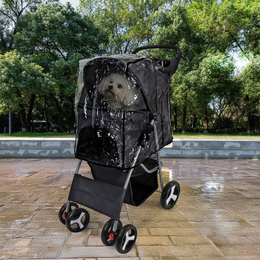 Pet Stroller Dog Cat Puppy Pram Pushchair Travel Cart Jogging Buggy Carrier Corbycart