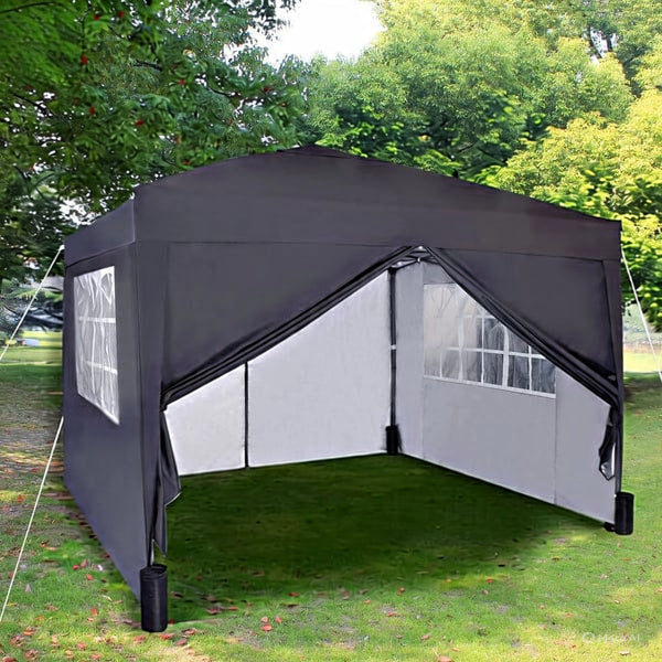 3x3m Pop up Heavy Duty Gazebo With Sides And Weight bags CorbyCart