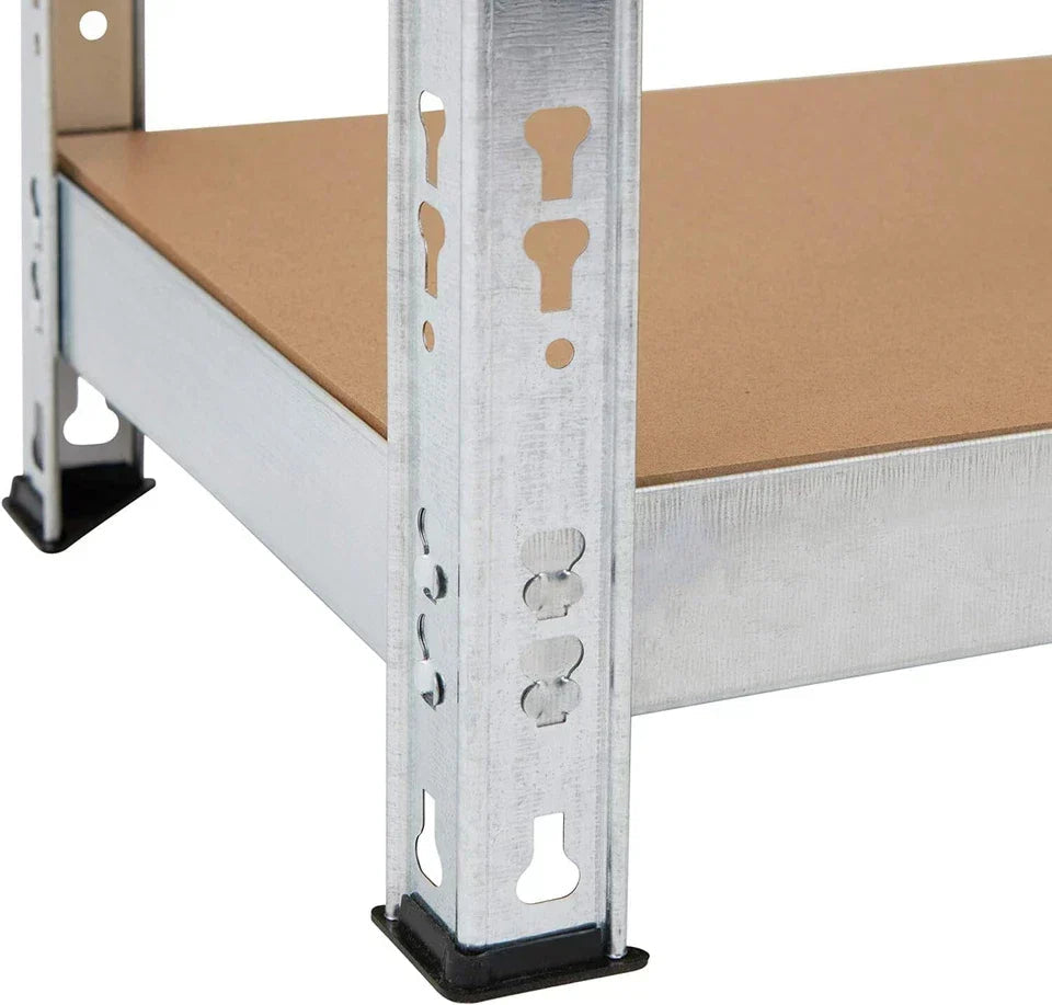 5 Tier Racking Shelf Heavy Duty Garage Shelving Storage Shelves 180x90x30cm Corbycart