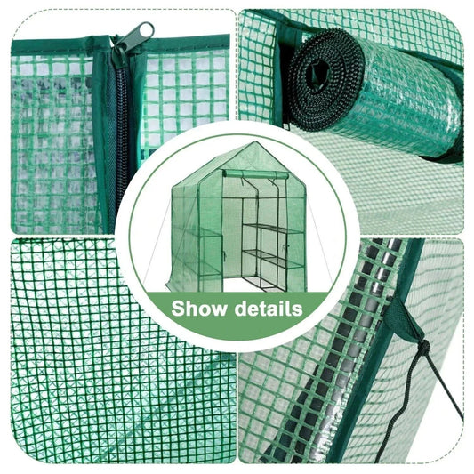 Replacement Spare PE Cover for Walk In Greenhouse Green House Garden Corbycart
