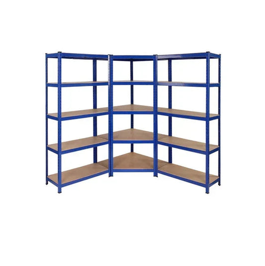 Corner Racking Garage Shelving Kit 5 Tier Heavy Duty Garage Storage Racks Corbycart