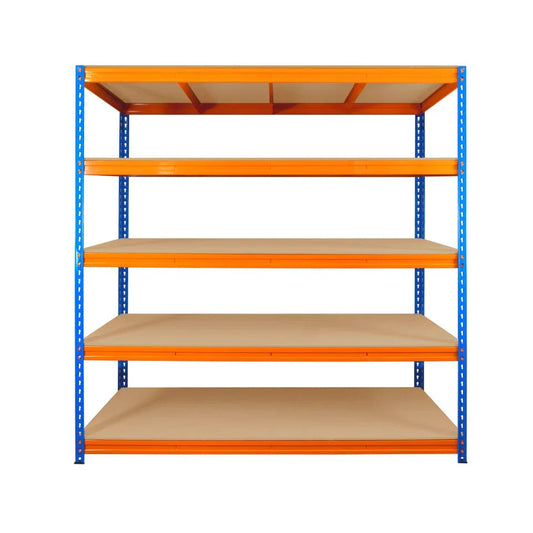 4/5 Tier Heavy Duty Warehouse Racking 180x180x60cm Garage Shelving Metal Shelf Unit Corbycart