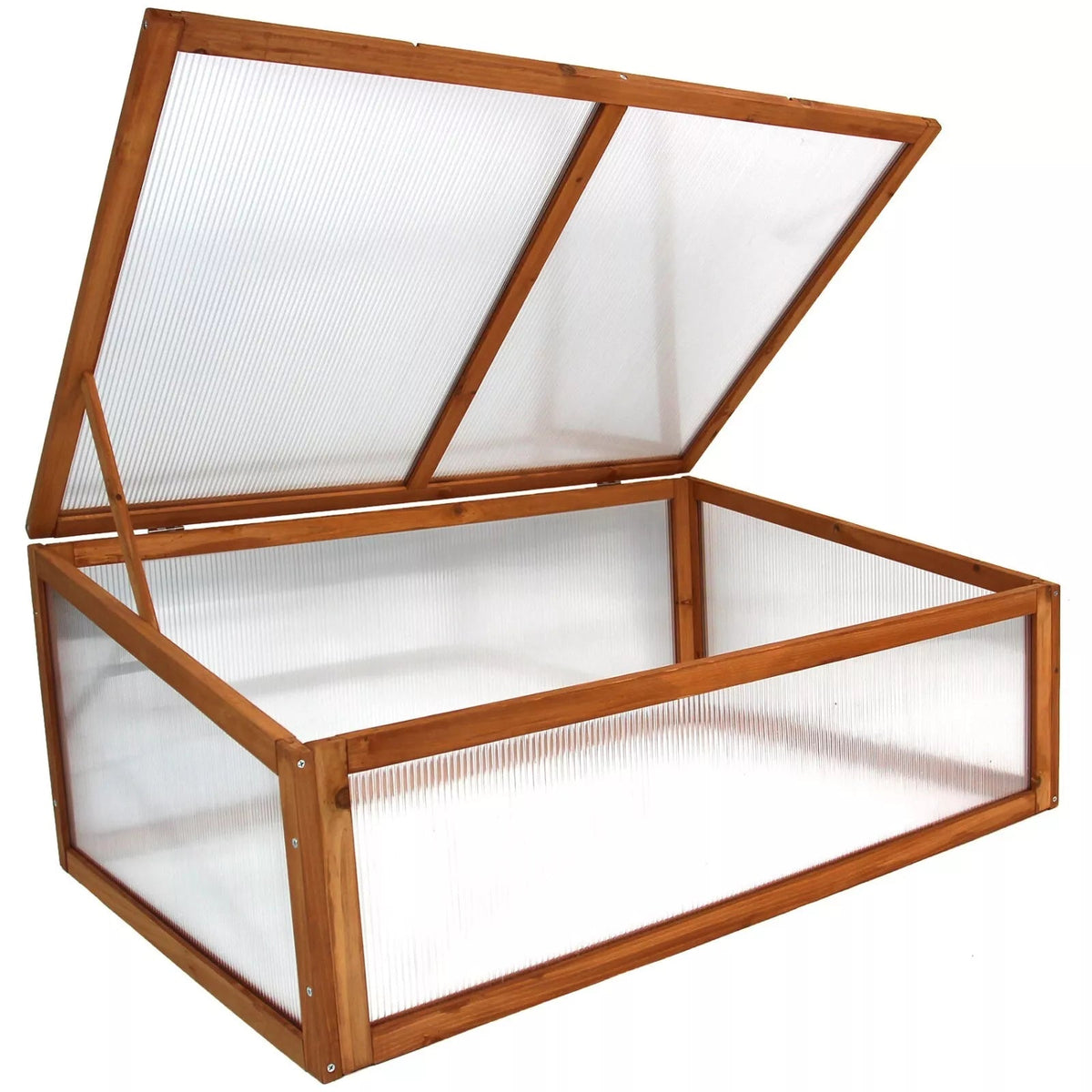 Wooden Cold Frame Mini Green Grow House Garden Plants Vegetables Seeds Corbycart