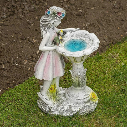 Garden Ornament Solar Powered Garden Angel Fairy Statue home Decor Figurine CorbyCart