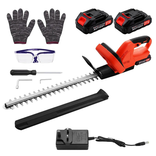 Brushless Cordless Hedge Trimmer Tree Branch Cutter Tool with 2Battery & Charger CorbyCart