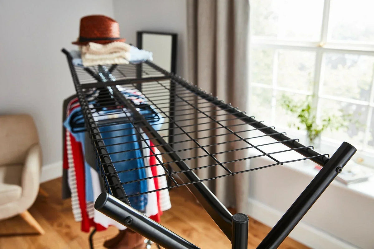 Clothing Rail Heavy Duty 6ft 5ft 4ft Hanging Clothes Shoe Hat Rack Shelf Wheels CorbyCart