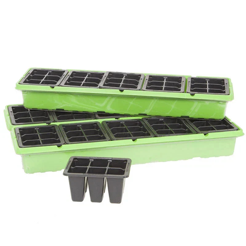 Windowsill Propagator Kit, Indoor Greenhouse, Set of 3, For 90 Plants, Reusable Corbycart
