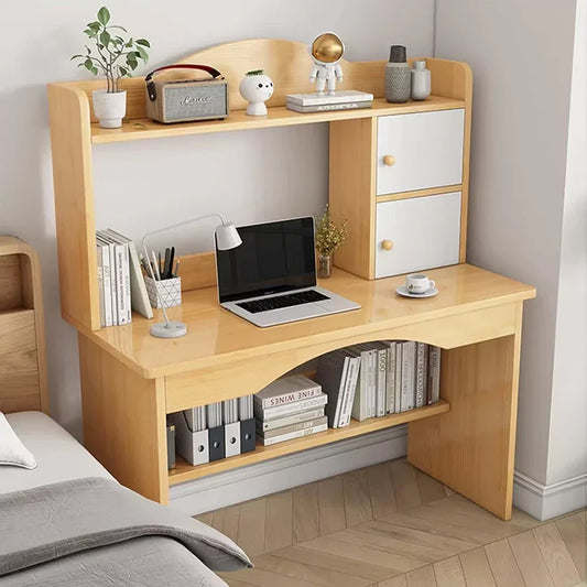 Wooden Computer Desk Home Office Writing Desk Study Table Workstation Cabinet UK CorbyCart