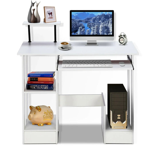 Computer Desk Laptop Pc Study Table Home Office Desk Furniture Shelf Workstation CorbyCart