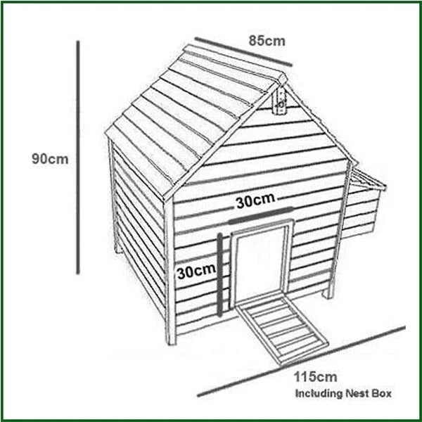 CHICKEN COOP RUN HEN HOUSE POULTRY ARK HOME NEST BOX COUP COOPS RABBIT HUTCH + Corbycart