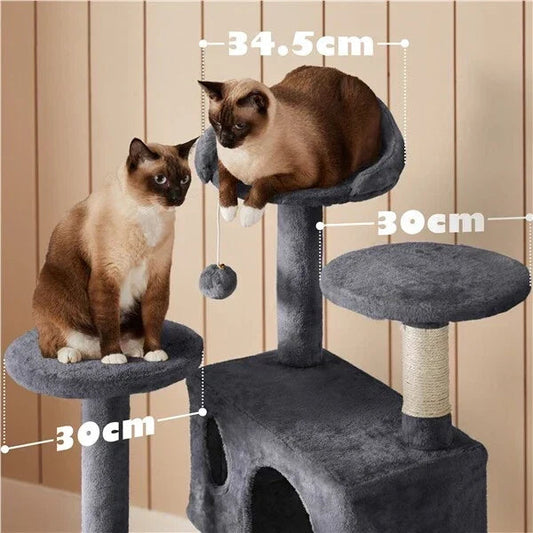 Cat Tree Cat Tower Cat Condo with Scratching Posts & Ladder for Cats Kittens Corbycart