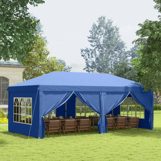 3x6m Garden Heavy Duty Pop Up Gazebo Marquee Party Tent Wedding Canopy New CorbyCart