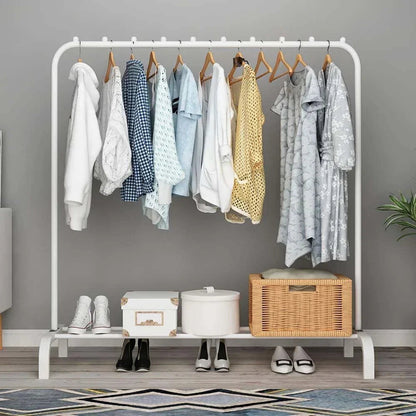 Heavy Duty Metal Clothes Rail Rack Garment Hanging Display Stand Storage Shelf CorbyCart