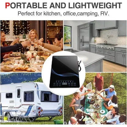2200W Electric Induction Hob Portable Digital Touch Single Cooker Hot Plate Tool CorbyCart