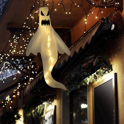 4X Halloween LED Light Ghost Outdoor Decors Garden Prop Party Hanging Decor