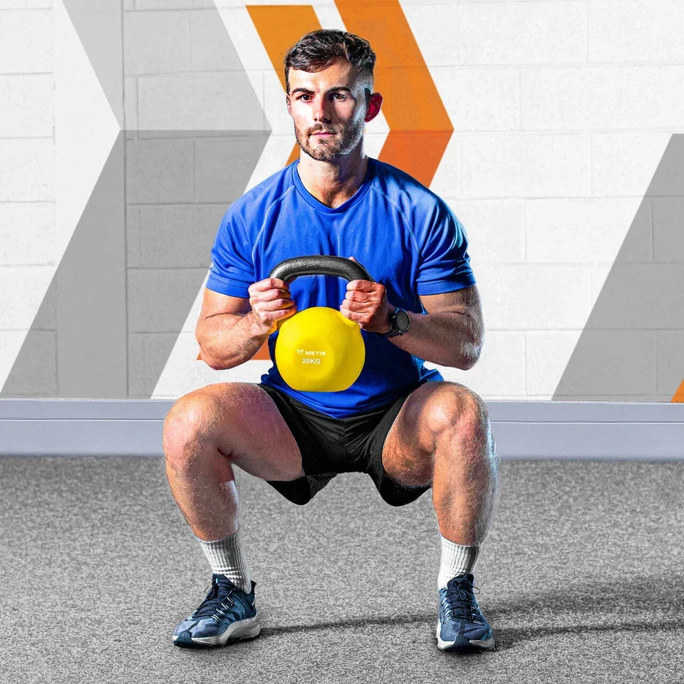METIS Neoprene Kettlebells [4-20kg] | IRON TRAINING WEIGHTS – Gym/ Home Workouts CorbyCart