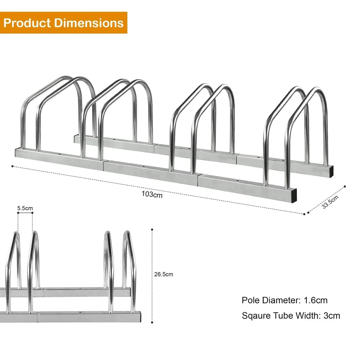 BIKE STAND RACK FOR BICYCLE PARKING STAND FLOOR WALL MOUNT INDOOR OUTDOOR NEW Corbycart