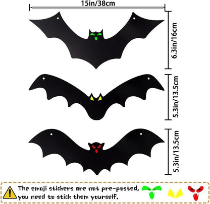 12PCS Halloween Hanging Bats, Halloween Flying Bat Hanging Decorations CorbyCart