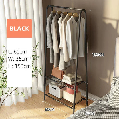 Metal Clothes Rail Hanging Rack Garment Display Stand Storage Shelf CorbyCart