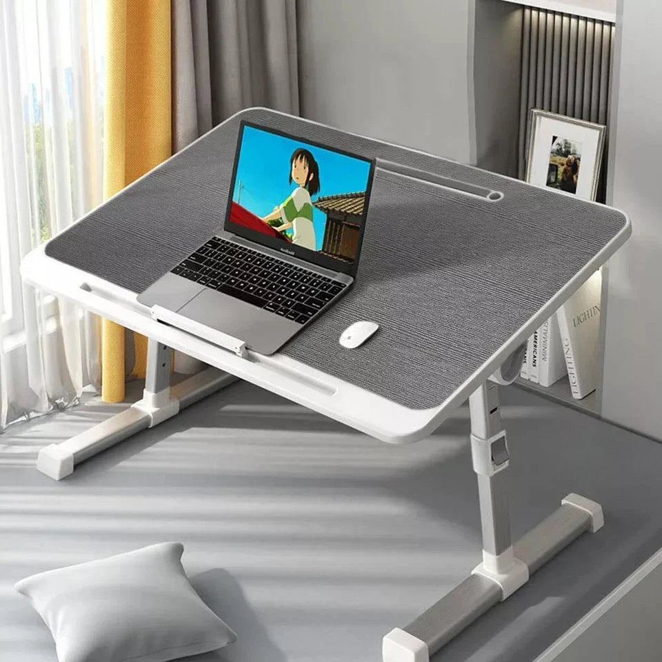 Folding Laptop Table Bed Tray Sofa Lap Desk Note book Stand Adjustable Height UK CorbyCart