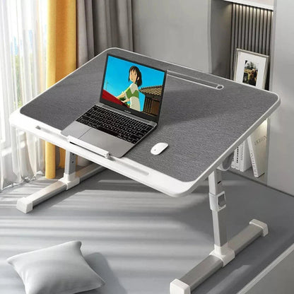 Folding Laptop Table Bed Tray Sofa Lap Desk Note book Stand Adjustable Height UK CorbyCart