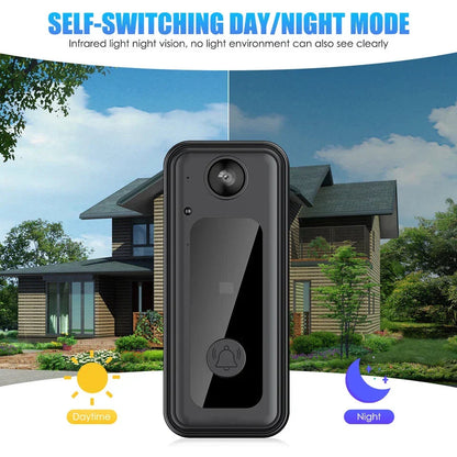 Wireless WiFi Smart Video Doorbell Phone Security Camera Door Ring Intercom Bell CorbyCart