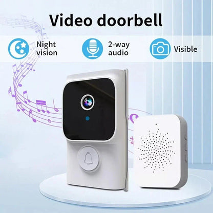 Wireless Smart Video Doorbell Wibell Security Intercom HD Video Camera Door Bell CorbyCart