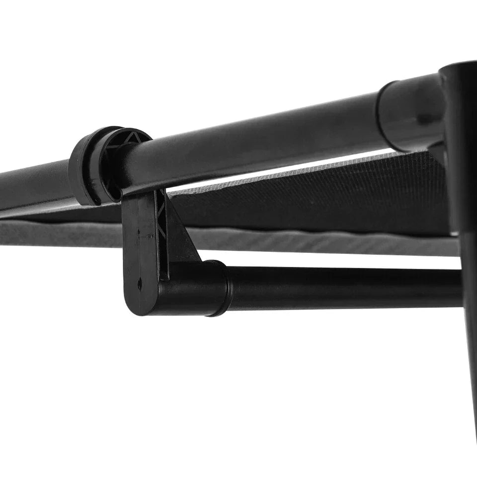 Heavy Duty Clothes Rail Garment Hanging Rack Shoe Storage Shelf Display Black CorbyCart