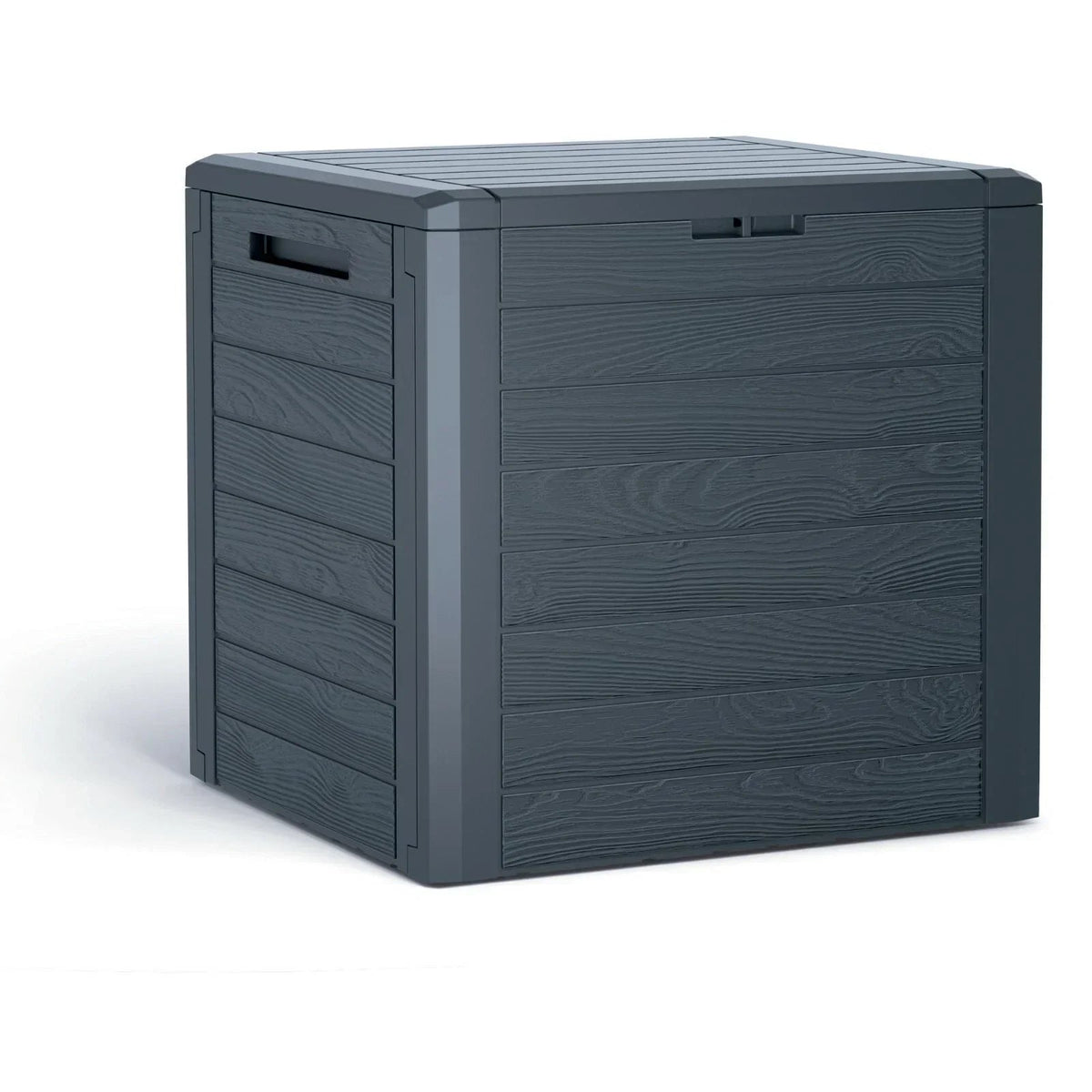 140L Anthracite Garden Storage Box Corbycart