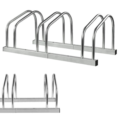 BIKE STAND RACK FOR BICYCLE PARKING STAND FLOOR WALL MOUNT INDOOR OUTDOOR NEW Corbycart