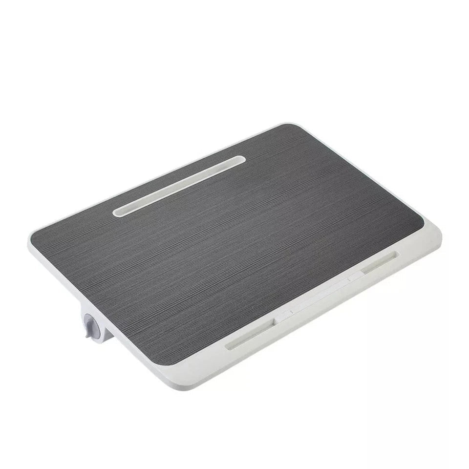 Folding Laptop Table Bed Tray Sofa Lap Desk Note book Stand Adjustable Height UK CorbyCart