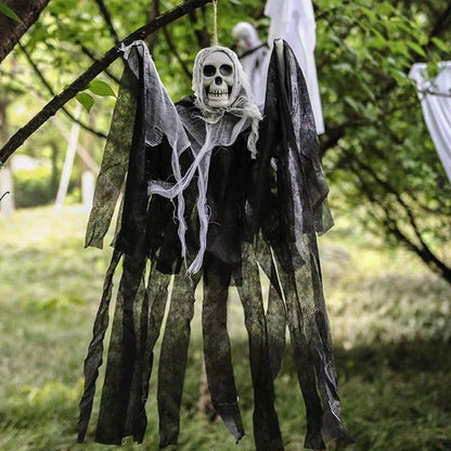 2PCS 80Cm Halloween Hanging Ghost Skeleton Decorations Prop Spooky Horror Scary CorbyCart
