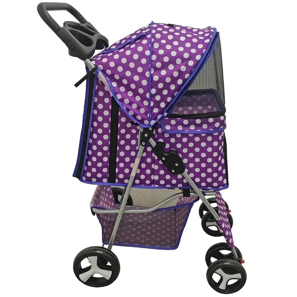 Pet Stroller Dog Cat Puppy Pram Pushchair Travel Cart Jogging Buggy Carrier Corbycart