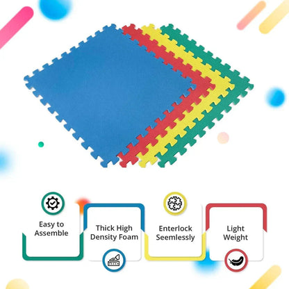 Large Eva Foam Mat Soft Floor Tiles Interlocking Play Kids Baby Mats Gym 30x30cm CorbyCart