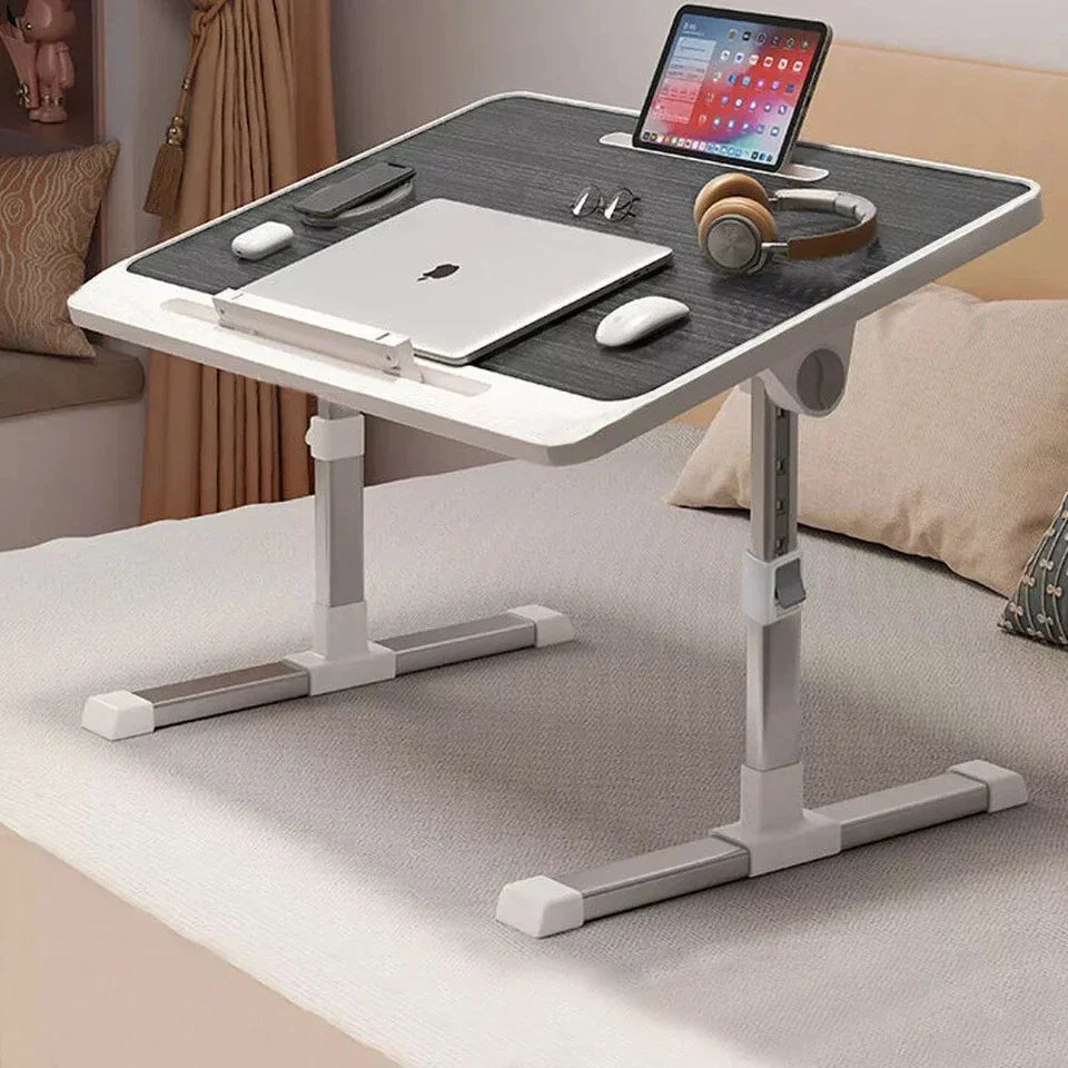 Folding Laptop Table Bed Tray Sofa Lap Desk Note book Stand Adjustable Height UK CorbyCart