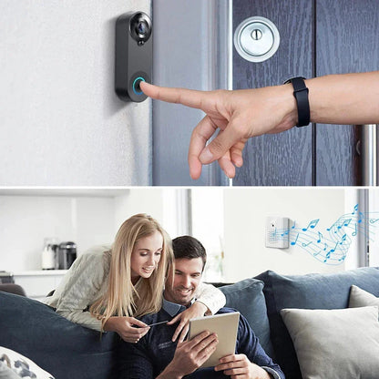 1080P Wireless Video Doorbell with Two - Way Audio Motion Detect & Night Vision HD CorbyCart