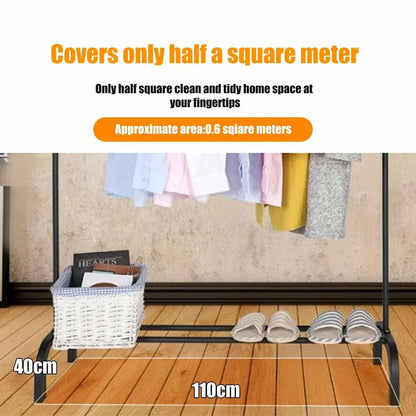 Heavy Duty Metal Clothes Rail Rack Garment Hanging Display Stand Storage Shelf CorbyCart