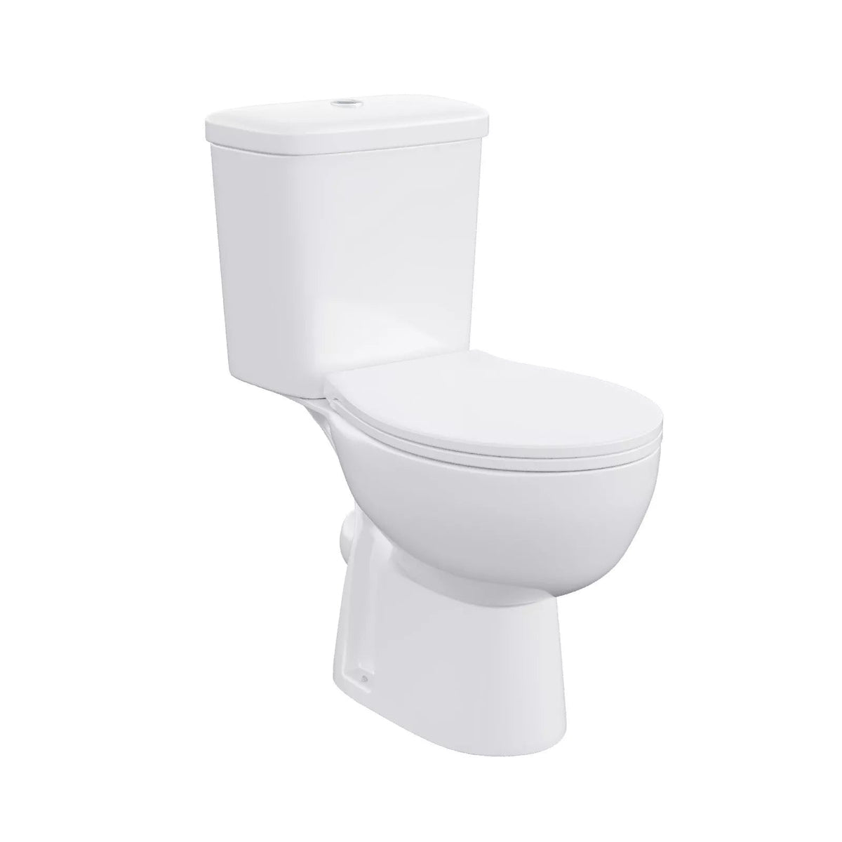 Nes Home Close Coupled Toilet Bathroom WC Pan, Toilet Seat & Cistern CorbyCart
